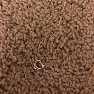 Tiffany & Co Elsa Peretti open heart necklace